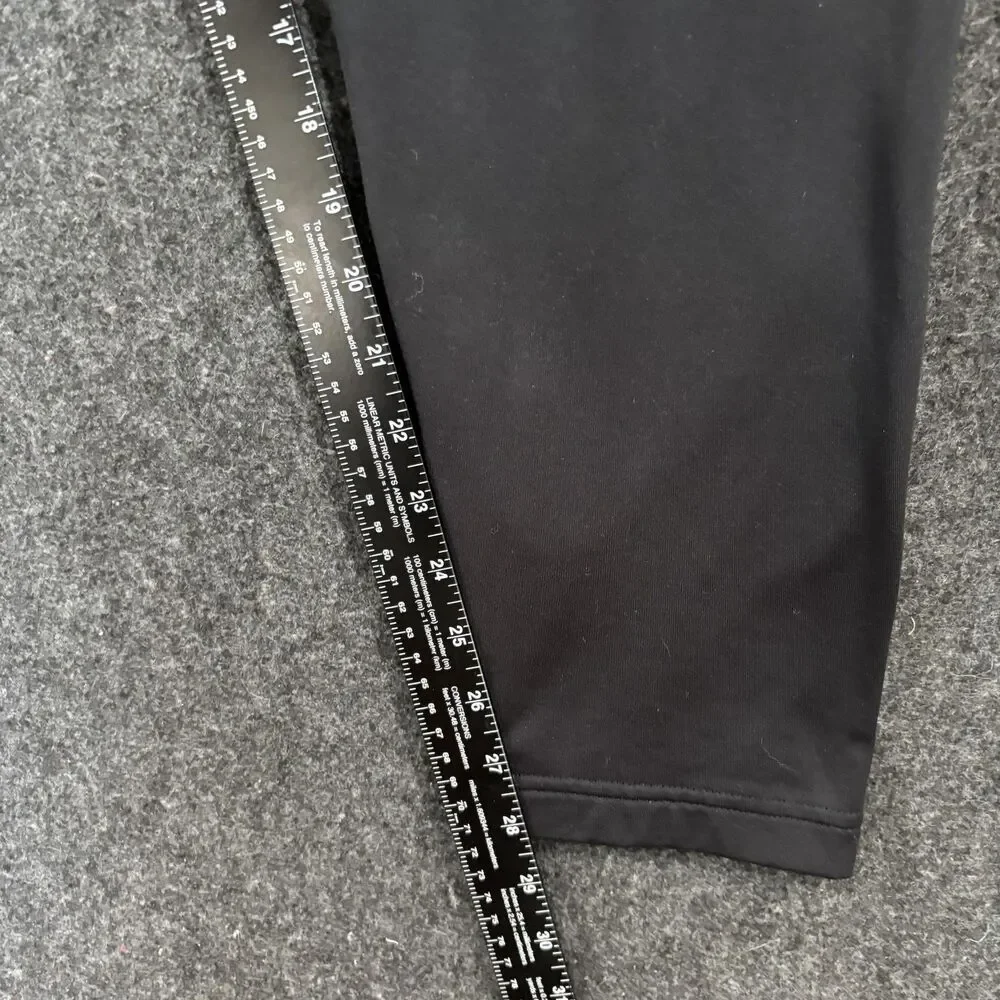 Duluth Trading Co Devil Track Fleece Base Layer Pants Men's XLx32 Black Stretch